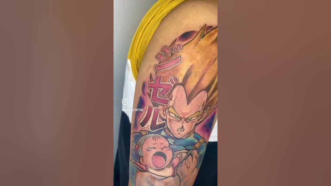 Flow Tattoo - Os melhores Tatuadores – Goku X Vegeta