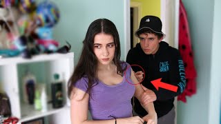 sister gets TATTOO of BOYS name PRANK on BROTHER