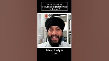 What data does McDonald
