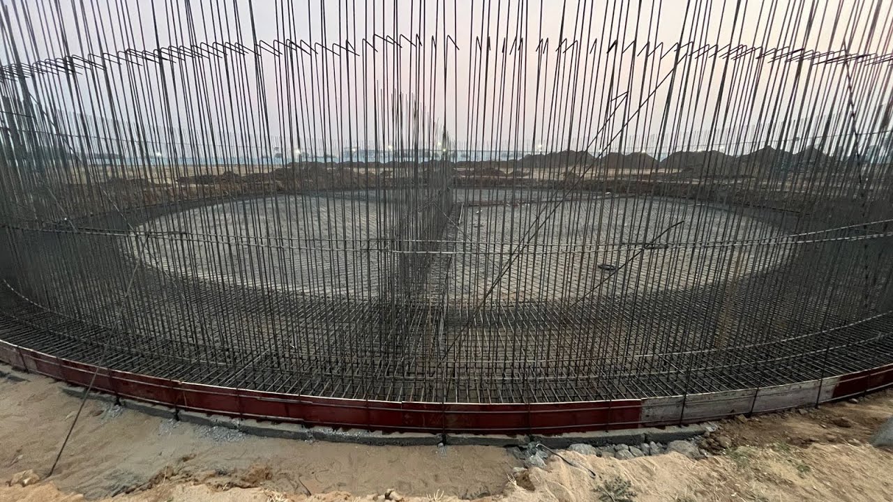 Sand Blasting work is progress 