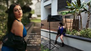 5 minute photographers challenge.  2 photographers photographs 1 model