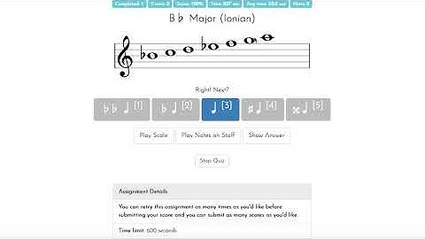 ToneSavvy - Level 11 Building Scales with up to 3 sharps and 3 flats (Treble)