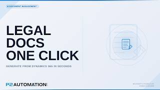 DocumentsCorePack: Generate Legal Documents from Dynamics 365 with One Click