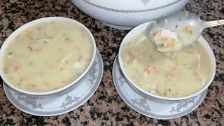 شربة البطاطس🥣 بالخضر والدجاج سهلة ولذيذة وصحية🤤احسن من الحريرة