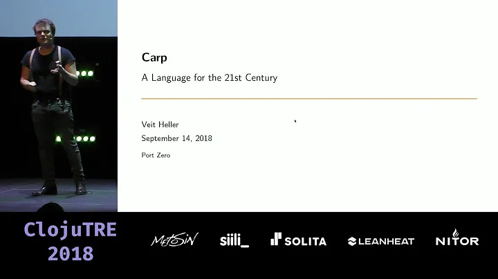 CarpA Language for the 21st Century  Veit Heller