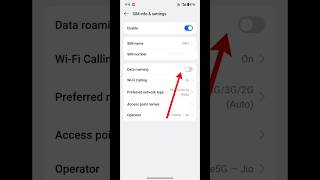 data roaming settings. one plus phone me data roaming kaise on kare #gomo #bmobile #mobileplus