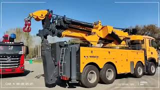 Multifunctional rescue vehicle, towing 40 tons and lifting 80 tons
