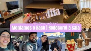 Montamos o rack novo| Redecorei a sala, ficou linda| Fizemos um passeio animado| Missão Virtuosa