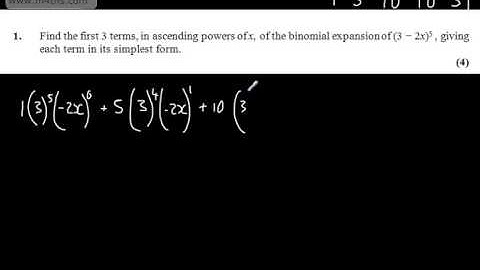 Q1 Edexcel C2 Gold Paper   Pratcice Exam Style Past Paper May June 2014   AS Maths