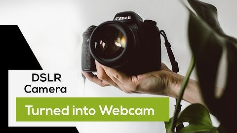 Use DSLR as webcam without capture card?  #violethenning #cameratricks
