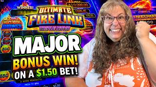 I WON a HUGE Bonus & FREE Cruise on Ultimate Fire Link Triple Nova
