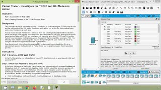 3.5.5 Packet Tracer - Investigate the TCP/IP and OSI Models in Action