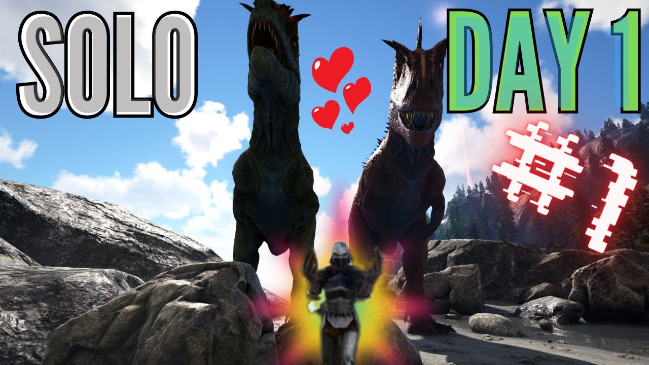 ARK PVP SOLO: Day 1 #1:Un Start qui annonce bien la suite !!! - YouTube