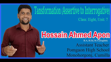 Transformation (Assertive to Interrogative)