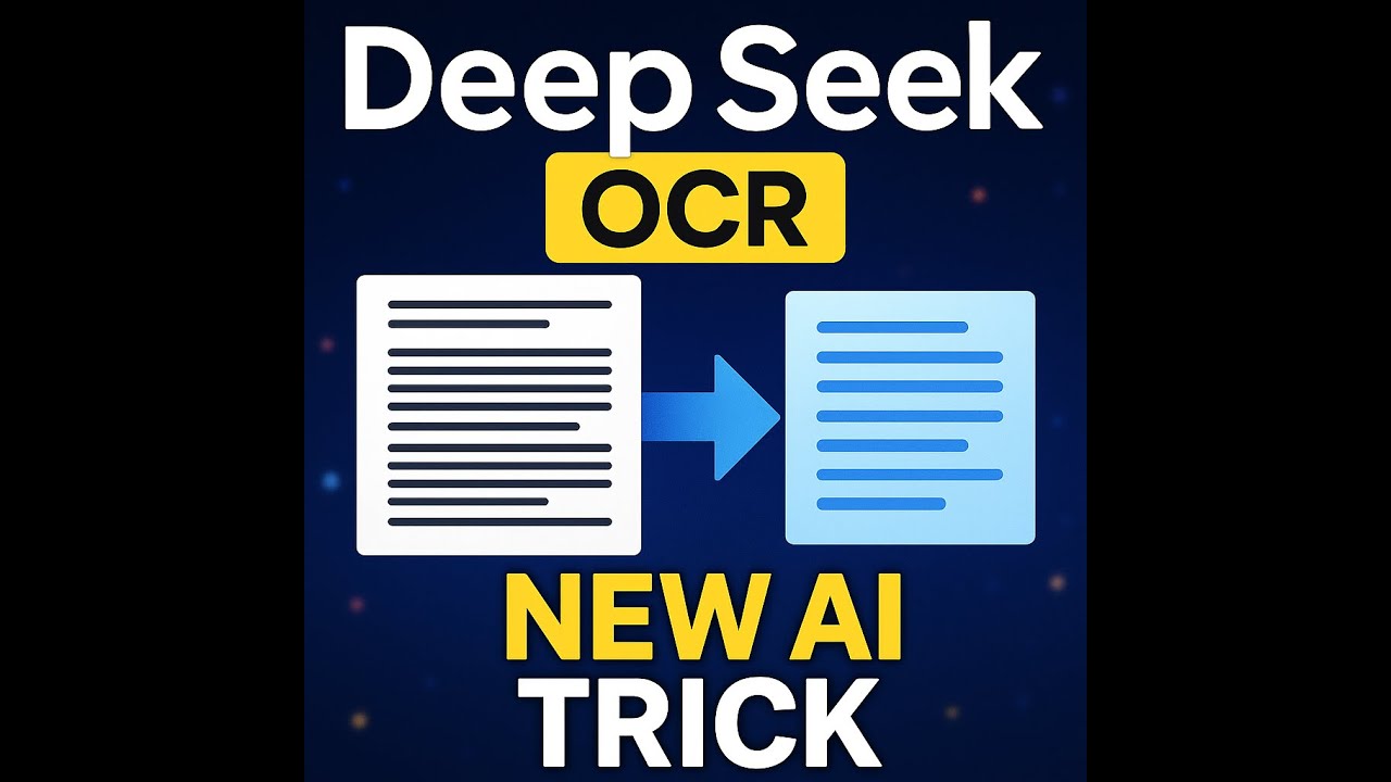 AI Reads Without Reading! 🤯 DeepSeek OCR & Optical Compression Explained 🔍 