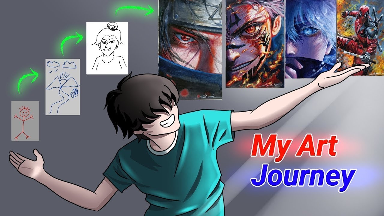 My Art Journey II How I Became Pro Artist - YouTube