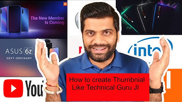 How To Create Thumbnails Like Technical Guru Ji #sciencecreation #thumbnail #technicalguruji