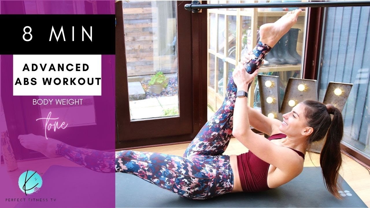 8 Minute Advanced Abs Workout Intense Core Workout with Stomach
