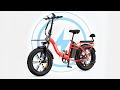 TESWAY S5 Electric Bike 750W Motor 48V 20AH Lithium Battery 20 Inch Fat Tire Electric Bike