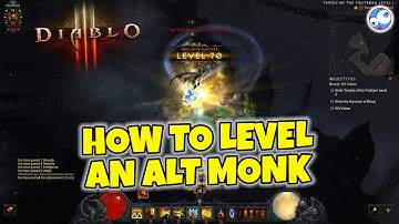How To Level A Monk In 2 Minutes - Works For All Classes (Diablo 3)