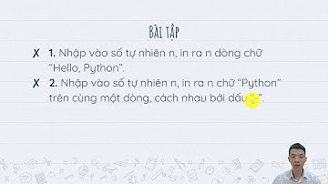 [Python cơ bản] - Bài 04.3 Thực hành: Vòng lặp for và cú pháp mở rộng của hàm print | uCode