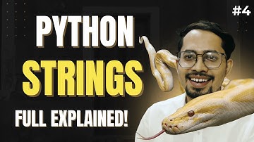 #4 Python Strings Full Explanation in Hindi | Python Full Course 2025 | Data Science Ki Duniya