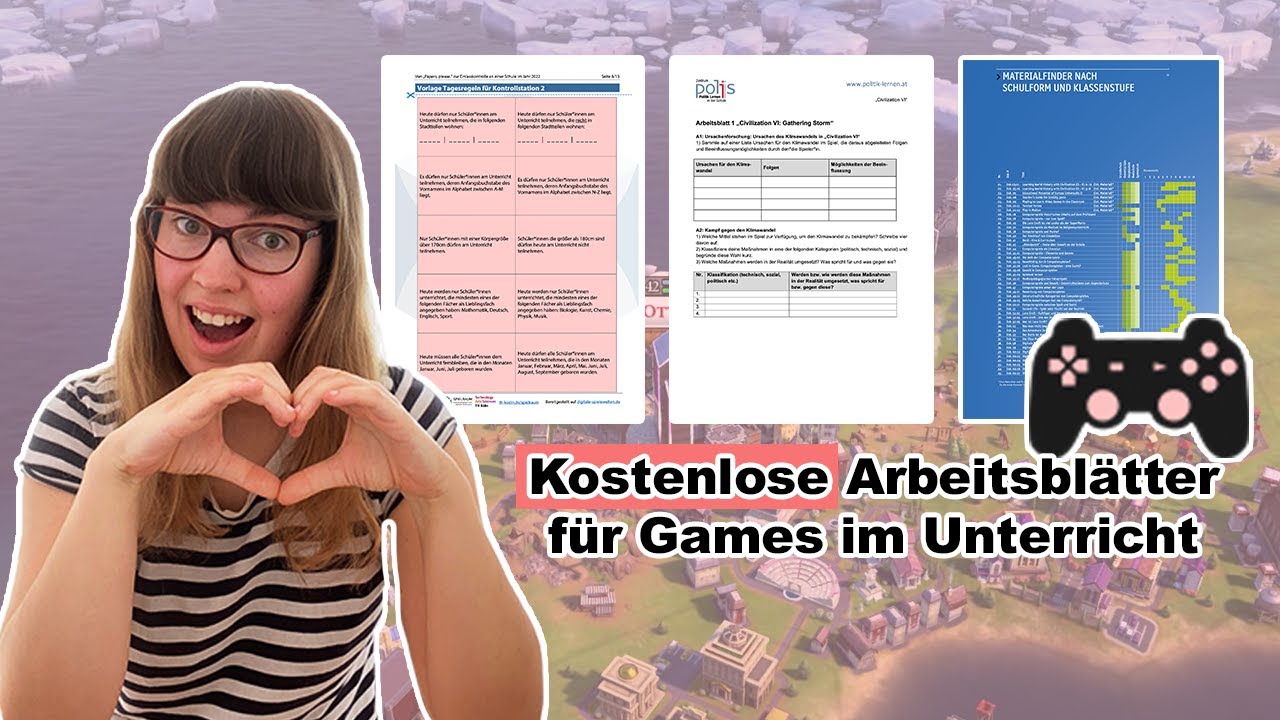 Games im Unterricht: Diese Arbeitsblätter gibt es kostenlos für dich! | Bildung | Schule