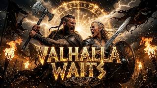 Valhalla Waits ( Lyrics Video ) ⚔️ Powerful Viking Duet 🔥 Vikings Song