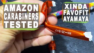 Amazon Chinese Knockoff Climbing Carabiners TESTED
