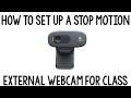 Stop-Motion Video Creation with an External Webcam