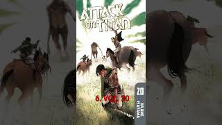 My top 10 favourite Attack On Titan volume covers #Anime #Manga #Anime #Manga #AttackOnTitan