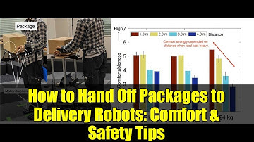How to Hand Off Packages to Delivery Robots: Comfort & Safety Tips