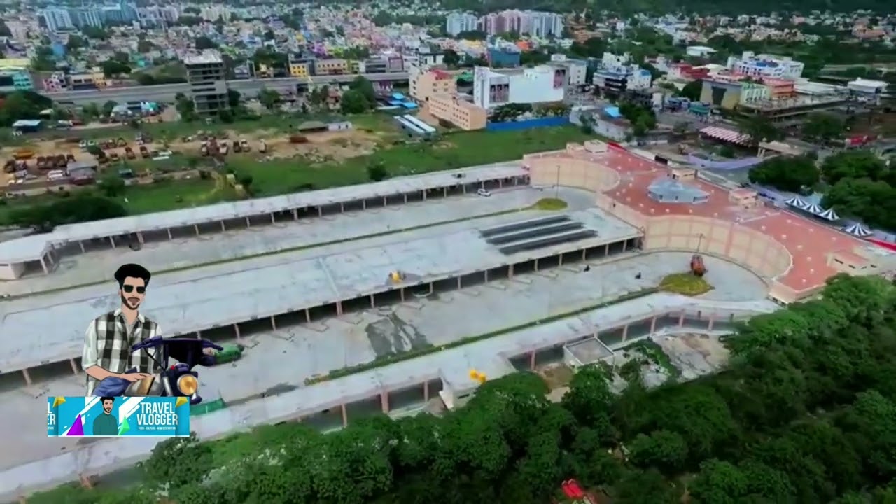 vellore new bus stand project 2022 Drone view