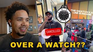 "They're Reselling The Watches For $3,000," People Stampede Over the Audemars Piguet & Swatch Collab