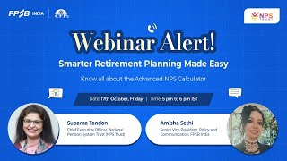 Smarter Retirement Planning Made Easy | Advanced NPS Calculator Explained | FPSB India x NPS Trust