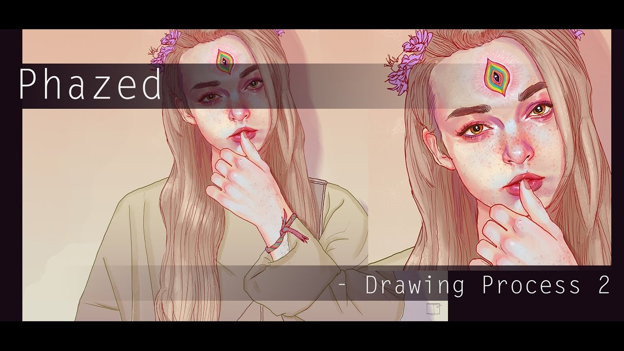 Drawing process 2 - YouTube