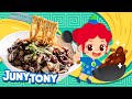 🍜 Jajangmyeon | Slurp, Slurp~ Sweet, Savory Jajangmyeon!🥢 | Food Song | Kids Songs | JunyTony