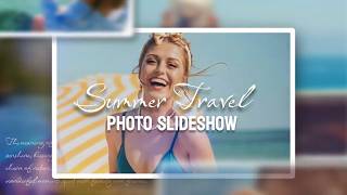 Free Simple Summer Vacation Travel Family Memories Collage Video Template (Customizable) - FlexClip