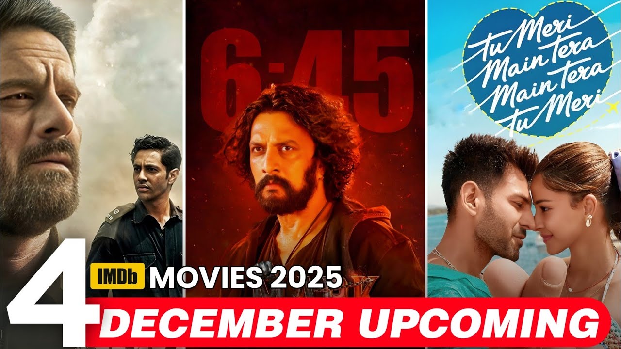 Top 4 Upcoming Biggest Indian Movies December 2025 In Hindi ll Update ...