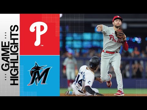 Phillies vs. Marlins Game Highlights (7/9/23) | MLB Highlights