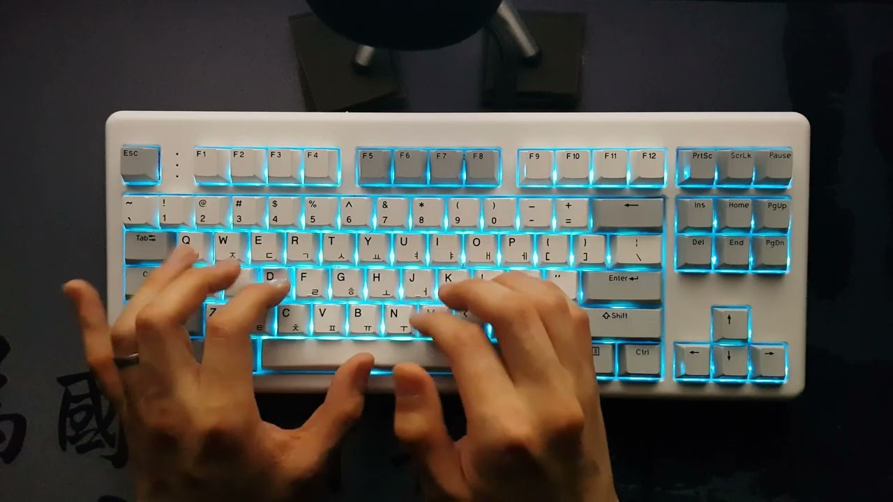 [Keyboard Sounds] HANSUNG TFG ART Wireless w/ Kailh Box Red Pro