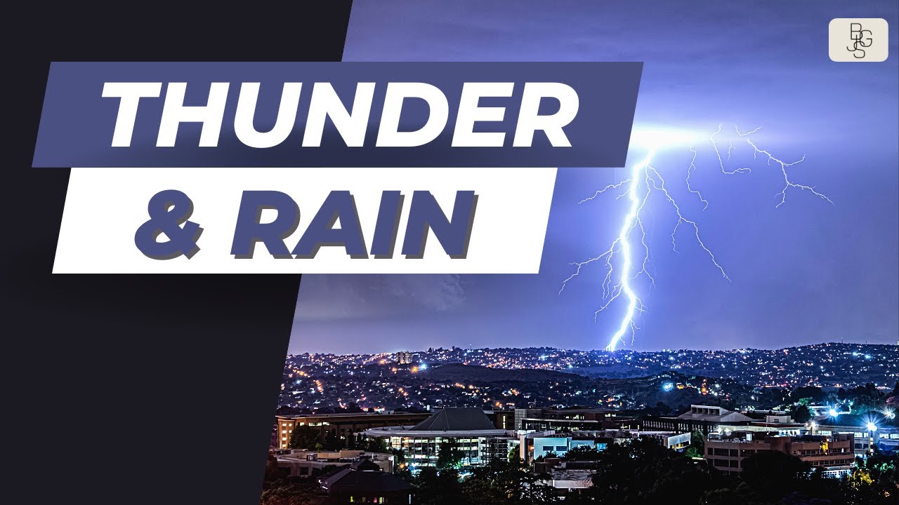 Thunder and Rain | Soothing Sound Effect - YouTube