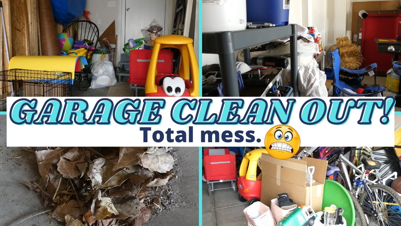 MASSIVE GARAGE CLEAN OUT I DECLUTTER AND ORGANIZE WITH ME 2022 II ...