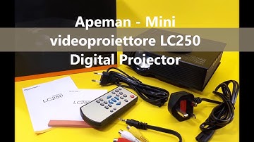 Apeman - Mini Videoproiettore LC250 Digital Projector New