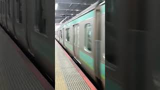 e231系0番台(マト108編成)日暮里駅発車