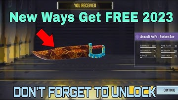 How to Get FREE New Ways Assault Knife - Sunken Ace in CODM 2023