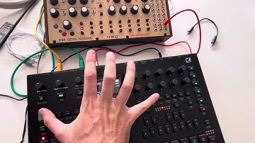 Quick video on how to CV clock your DFAM from the Election Analog Four MKII