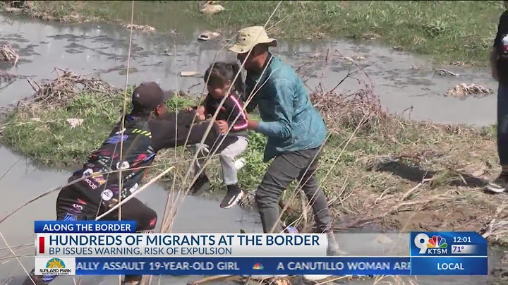 Hundreds of migrants turning themselves over to CBP