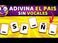 🌍✂️ Adivina el PAÍS sin Vocales | TRIVIA Solo Consonantes | Juego de Adivinanzas 🕵️‍♂️ | MDT ✅