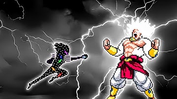 Cosmic Garou V2 OP (New) VS Limit Break Broly SSJ4 OP in Jump Force Mugen